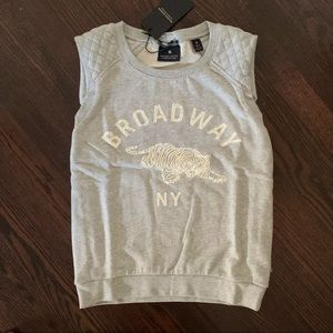 NWT Maison Scotch Tiger Sleeveless Top/Tank